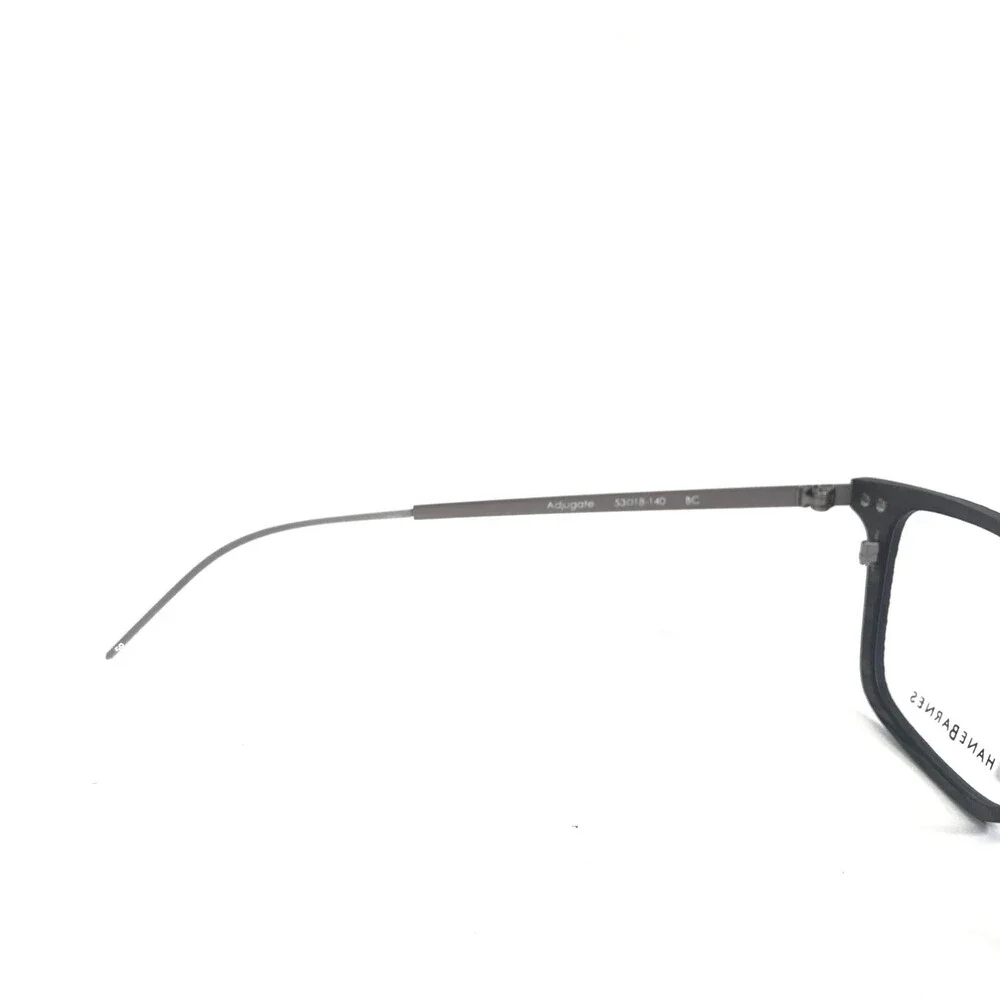 Jhane Barnes Eyeglasses Frames Adjugate BC Gray Burgundy Red Square 53-18-140 - Picture 8 of 11